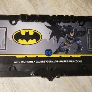 DC Batman Black License Plate Frame